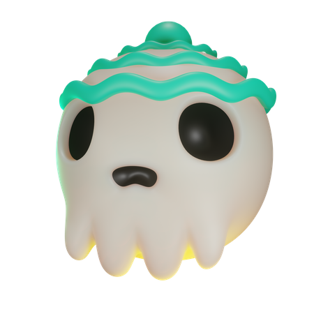 Skull Candy Head  3D Icon