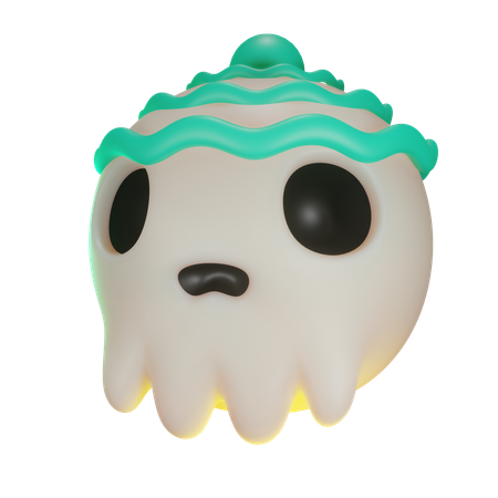 Skull Candy Head  3D Icon