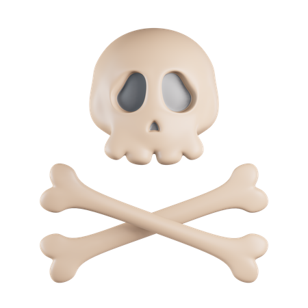 Skull Crosbone  3D Icon