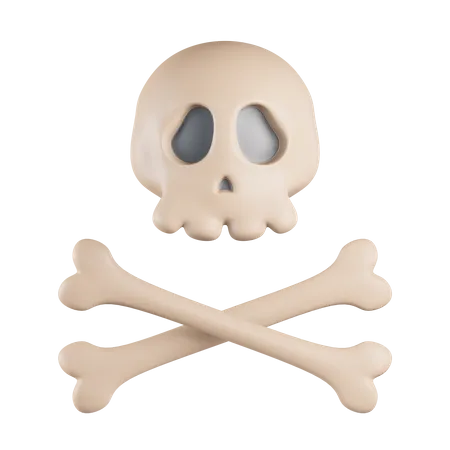 Skull Crosbone  3D Icon