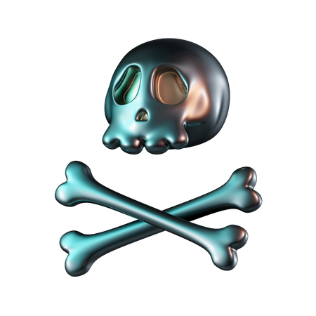 Skull Crosbone  3D Icon