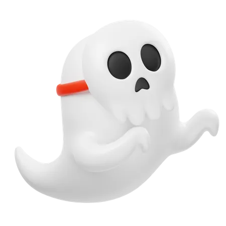 Skull Ghost  3D Icon