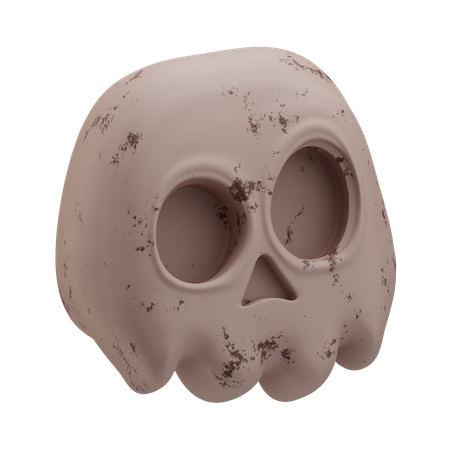 Skull Head  3D Icon