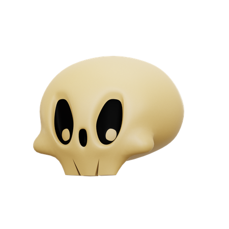 Skull Head  3D Icon