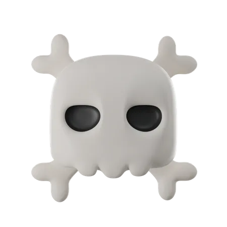 Skull Head  3D Icon