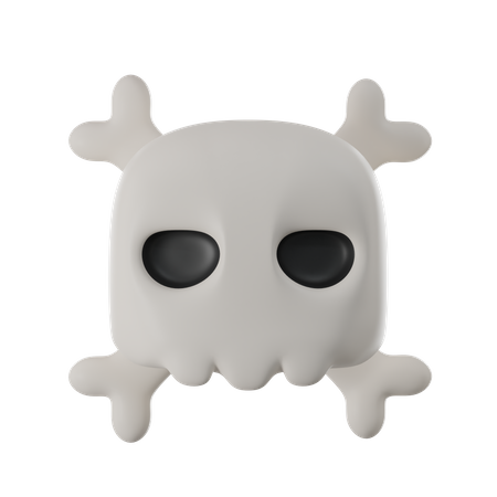 Skull Head  3D Icon