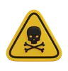 skull warning sign