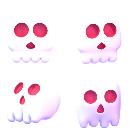 Skulls  3D Icon