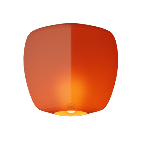 Sky Lantern  3D Icon