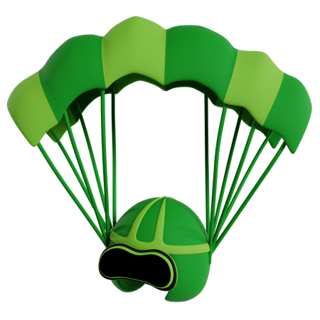 Skydiving Adventure Gear Sport  3D Icon