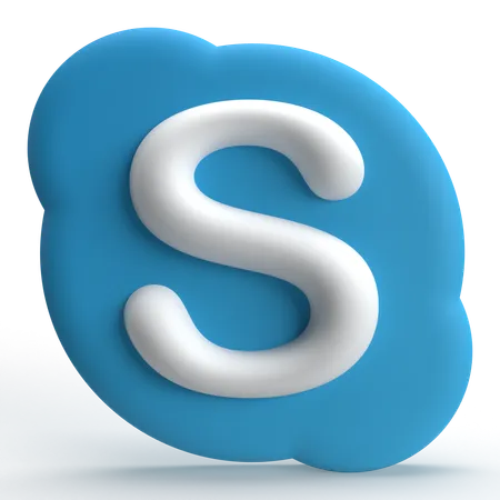 Skype  3D Icon