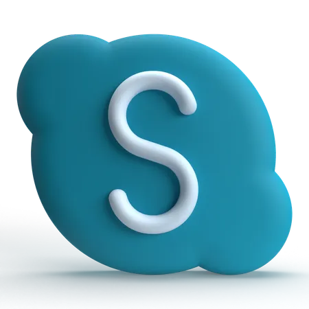 Skype  3D Icon