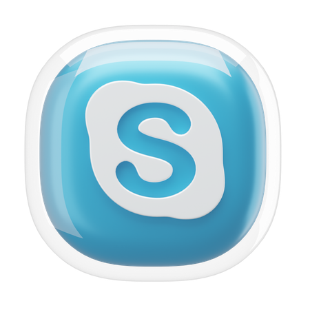 Skype  3D Icon