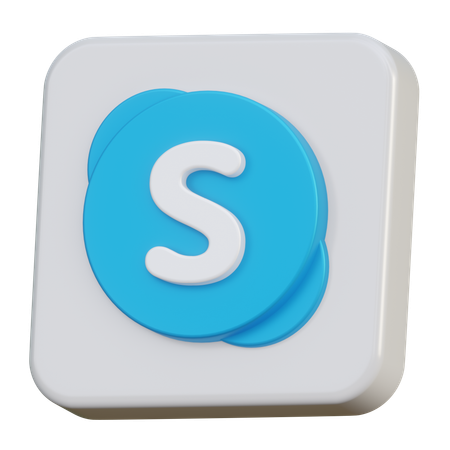 Skype  3D Icon