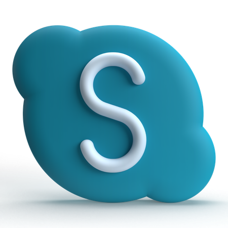 Skype  3D Icon