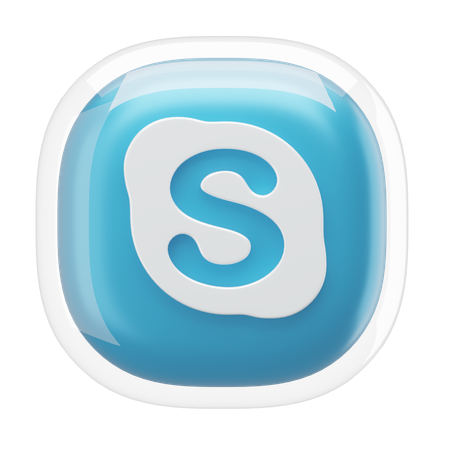 Skype  3D Icon