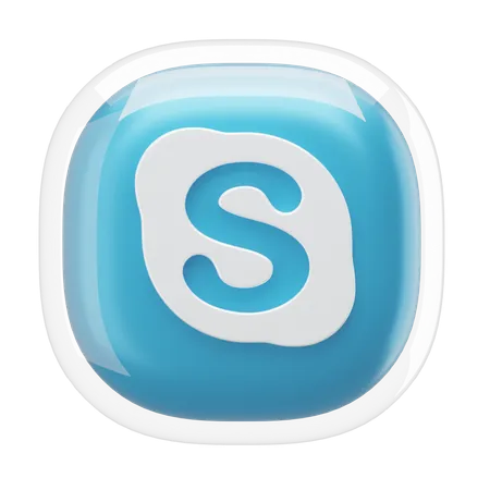 Skype  3D Icon