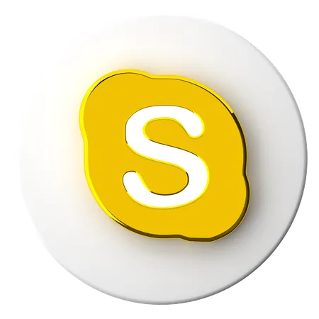 Skype  3D Icon