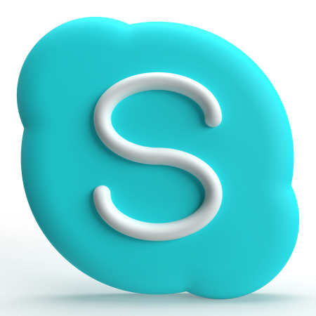 Skype  3D Icon