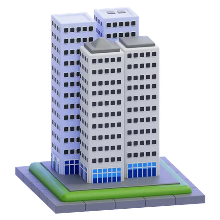 Skyscraper  3D Icon