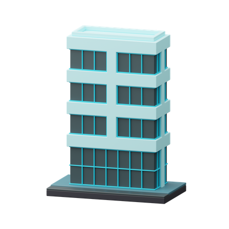 Skyscraper building  3D Icon