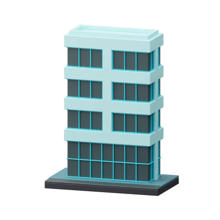 Skyscraper building  3D Icon