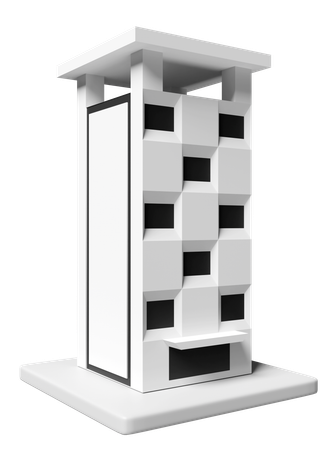 Skyscraper Building  3D Icon