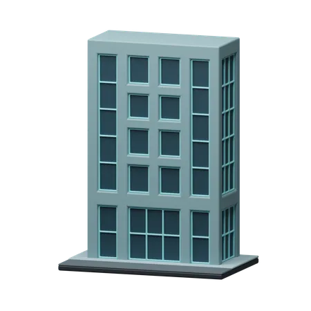 Skyscraper building  3D Icon