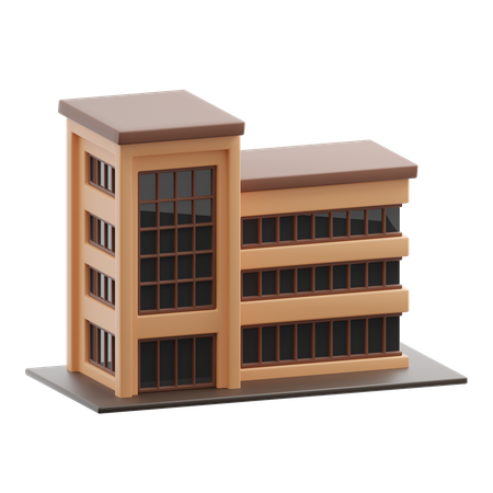 Skyscraper building  3D Icon