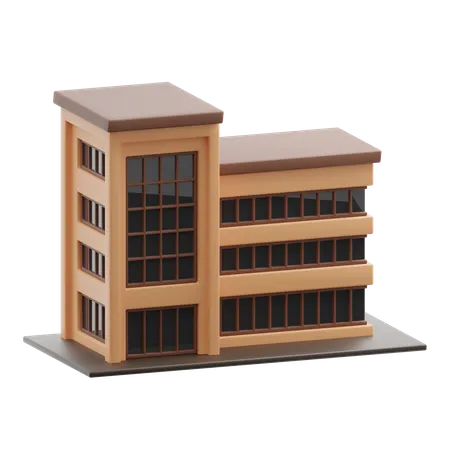 Skyscraper building  3D Icon