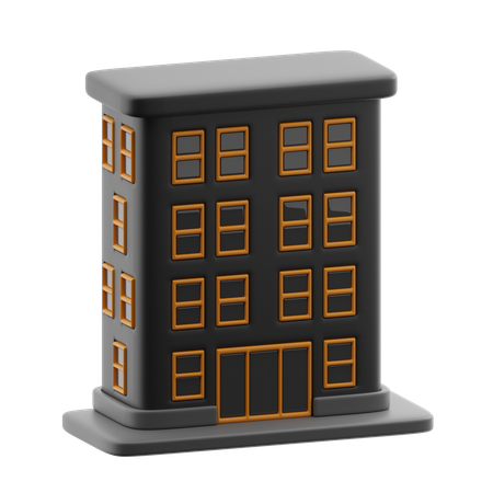 Skyscraper building  3D Icon