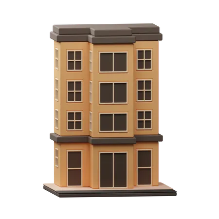 Skyscraper building  3D Icon