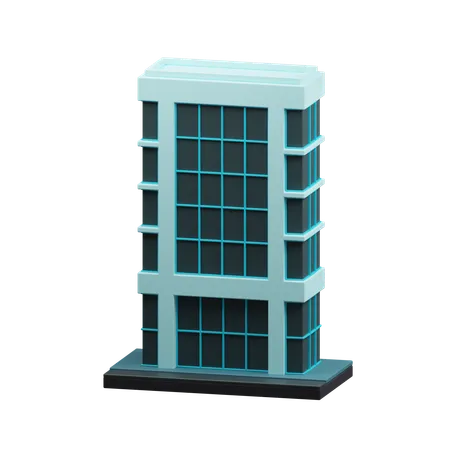 Skyscraper building  3D Icon