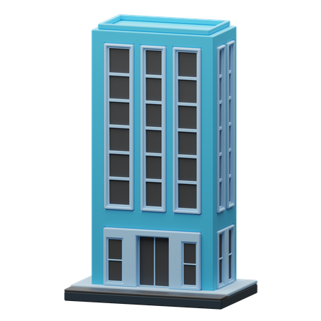 Skyscraper building  3D Icon