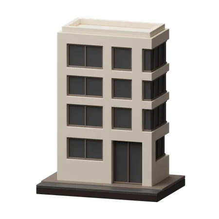 Skyscraper building  3D Icon