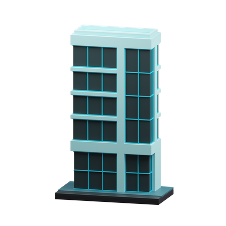 Skyscraper building  3D Icon