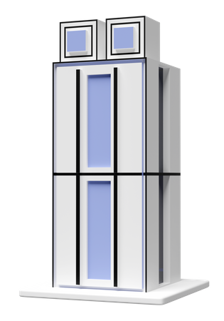 Skyscraper Building  3D Icon