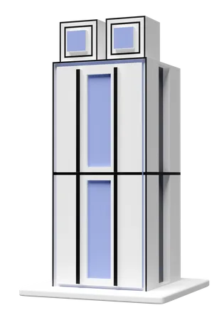 Skyscraper Building  3D Icon