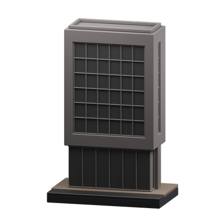 Skyscraper building  3D Icon