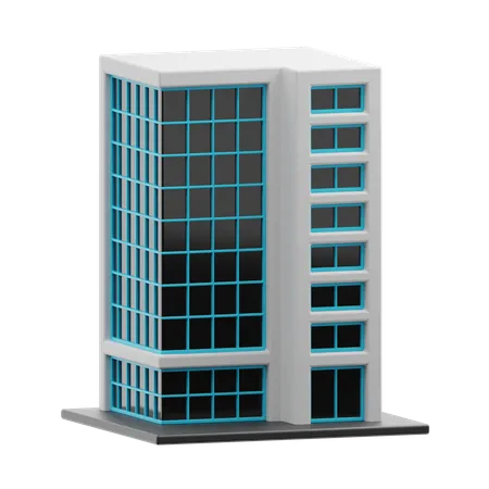 Skyscraper building  3D Icon