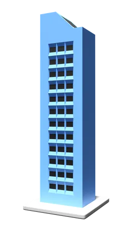 Skyscraper Building 3D Icon