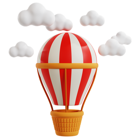 Skyward Balloon Journey  3D Icon
