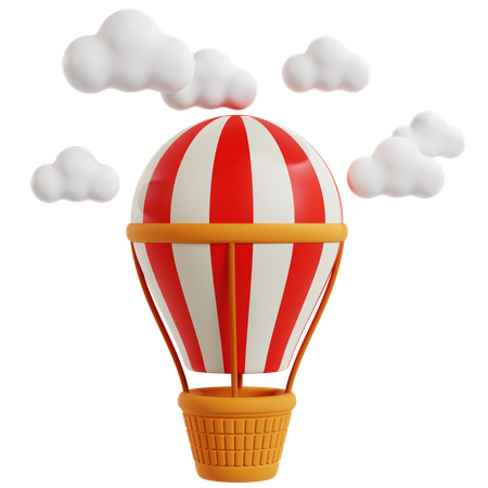Skyward Balloon Journey  3D Icon