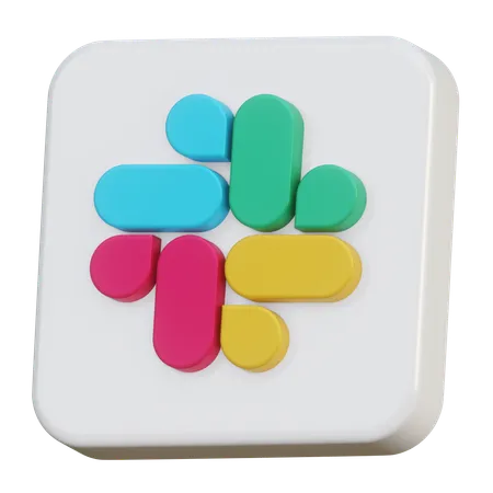 Slack  3D Icon