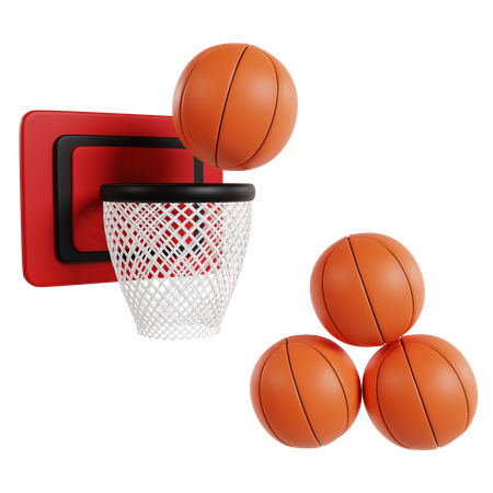 Slam Dunk Éxito Baloncesto  3D Icon