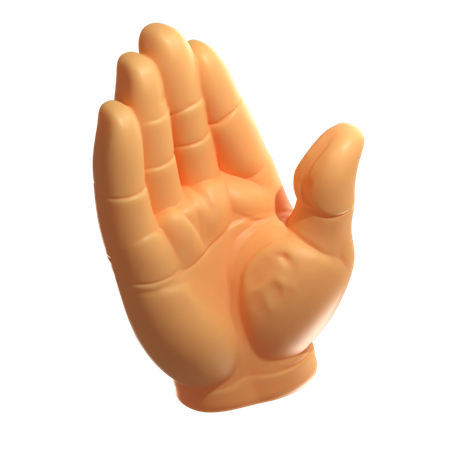 Slap Hand Gesture  3D Icon