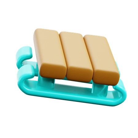 Sled  3D Icon