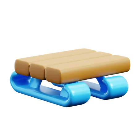 Sled  3D Icon