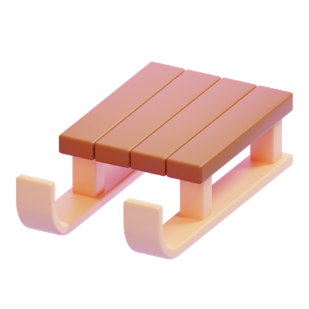 Sled  3D Icon