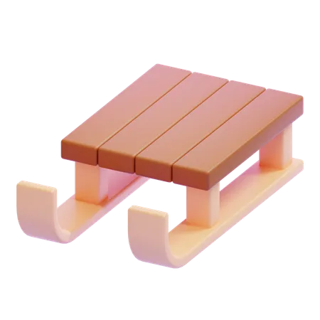 Sled  3D Icon